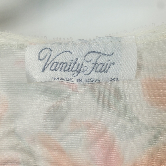 Vanity Fair Nightgown Women Extra Large Vintage Sheer - Picture 5 of 6